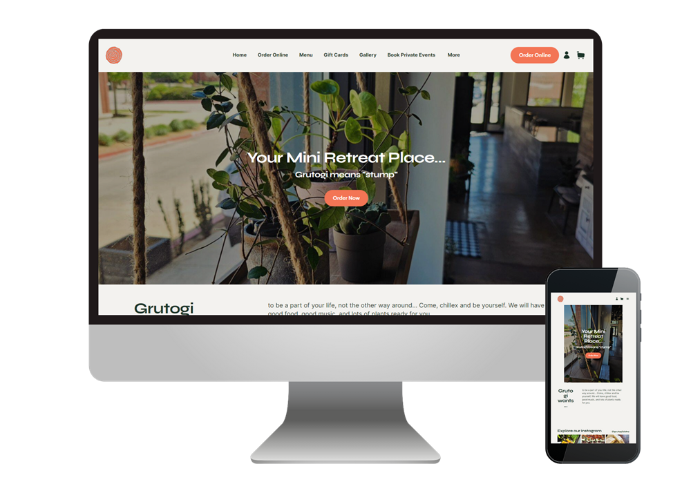 Grutogi Korean Bistro website