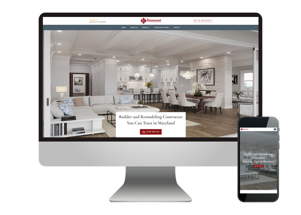 Rosewood Construction LLC website