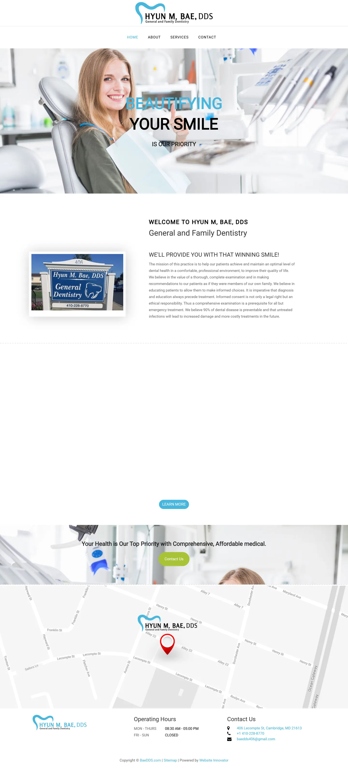 BAEDDS website
